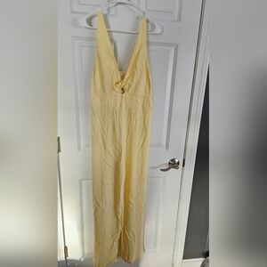 Audrey Parks X Francescas Soft Yellow Jumpsuit